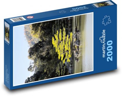 Trees on the water surface - Puzzle 2000 pieces, size 90x60 cm 