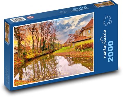 The River and Magic Autumn - Puzzle 2000 pieces, size 90x60 cm 