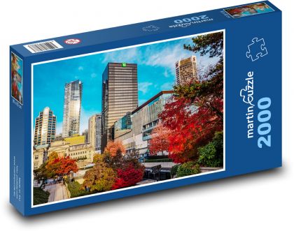 Die Stadt Vancouver, Kanada - Puzzle - 2000 Teile