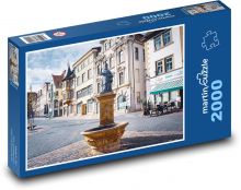 Německo - Fontána Svatého Gottharda Puzzle 2000 - 90x60 cm