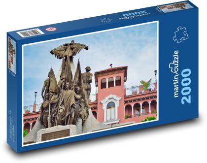 Denkmal mit Statuen - Puzzle - 2000 Teile
