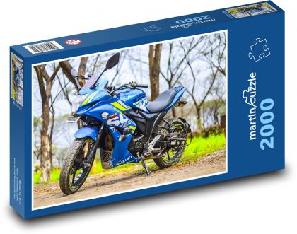 Motocykl sportowy - Puzzle 2000 elementów, rozmiar 90x60 cm