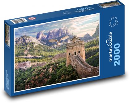 Wielki Mur Chiński - Puzzle 2000 elementów, rozmiar 90x60 cm