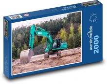 Maszyna budowlana - koparka Puzzle 2000 elementów - 90x60 cm