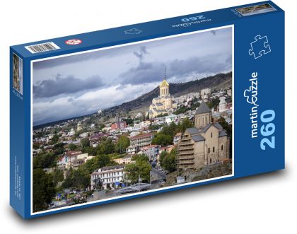 Chrám Tbilisi, Gruzínsko - Puzzle 260 dielikov, rozmer 41x28,7 cm