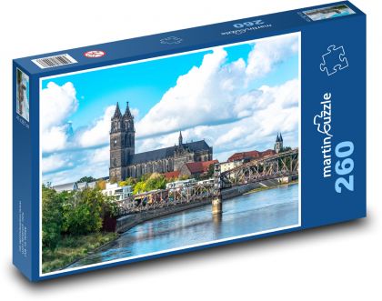 Magdeburg - Niemcy - Puzzle 260 elementów, rozmiar 41x28,7 cm