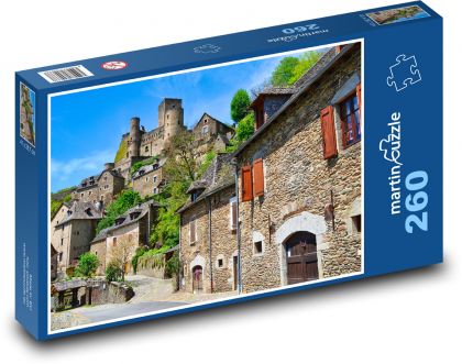 Hrad v meste - Puzzle 260 dielikov, rozmer 41x28,7 cm