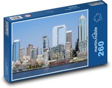 Seattle - záliv Puzzle 260 dílků - 41 x 28,7 cm