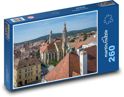 Hungary - City Center - Puzzle 260 pieces, size 41x28.7 cm 