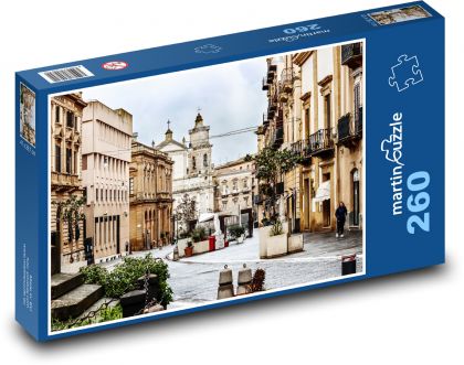 Ulice w mieście - Puzzle 260 elementów, rozmiar 41x28,7 cm