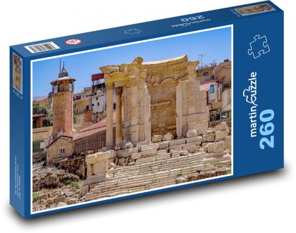 Rzymska Świątynia - Puzzle 260 elementów, rozmiar 41x28,7 cm