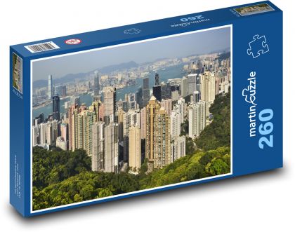 Hongkong - Čína, Ázia - Puzzle 260 dielikov, rozmer 41x28,7 cm
