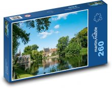 Zámek u jezera Puzzle 260 dílků - 41 x 28,7 cm