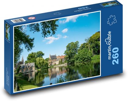 Zámek u jezera - Puzzle 260 dílků, rozměr 41x28,7 cm