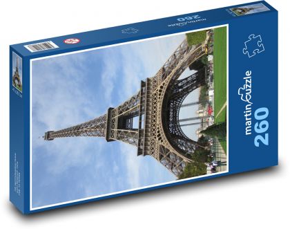 Eiffelova věž - Paříž, Francie - Puzzle 260 dílků, rozměr 41x28,7 cm