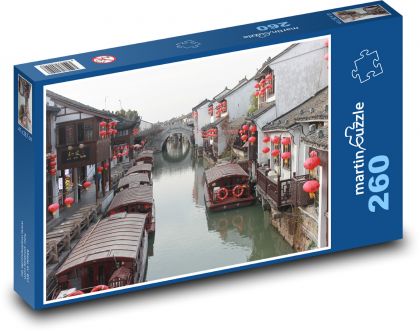 Antike Stadt - Suzhou, China - Puzzle - 260 Teile
