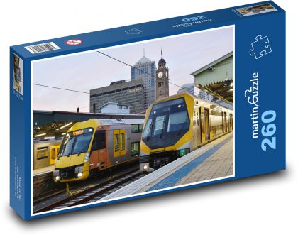 Sydney - vlak, cestovanie - Puzzle 260 dielikov, rozmer 41x28,7 cm