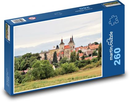 Kouřim - historical town, Central Bohemia - Puzzle 260 pieces, size 41x28.7 cm 