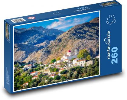 Stadt - Natur, Berge - Puzzle - 260 Teile
