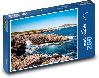 Morze - wybrzeże, przyroda - Puzzle 260 elementów, rozmiar 41x28,7 cm