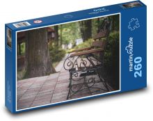 Lavička v parku Puzzle 260 dílků - 41 x 28,7 cm