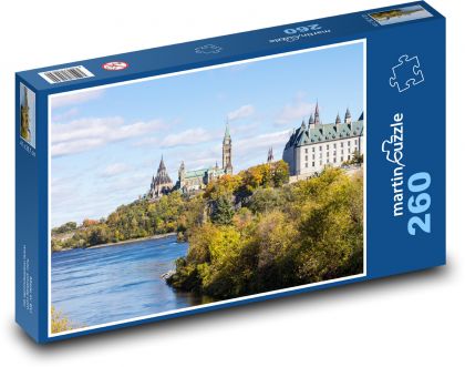 Ottawa - Parlament, Kanada - Puzzle 260 elementów, rozmiar 41x28,7 cm