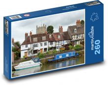 Channel - boats, houses Puzzle 260 pieces - 41 x 28.7 cm