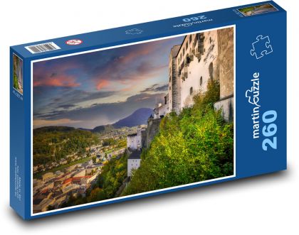 Zamek - Twierdza - Puzzle 260 elementów, rozmiar 41x28,7 cm