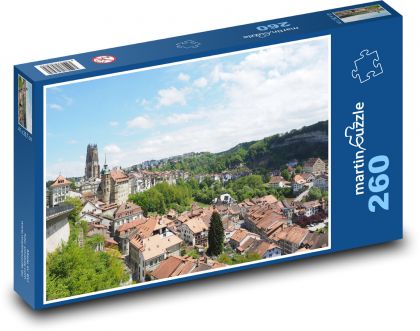 Freiburg-Stadt, Schweiz - Puzzle - 260 Teile
