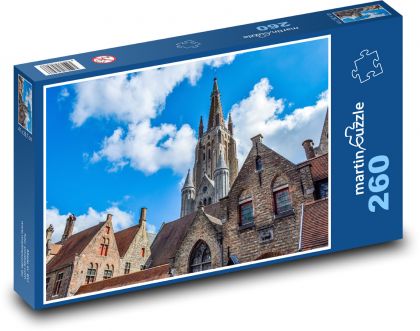 Belgicko - Bruggy - Puzzle 260 dielikov, rozmer 41x28,7 cm
