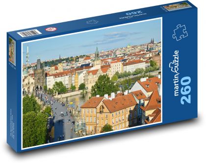 Prag - Tschechische Republik, Karlsbrücke - Puzzle - 260 Teile