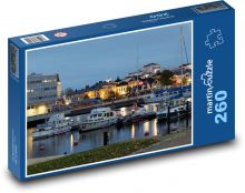 Lodě v přístavu Puzzle 260 dílků - 41 x 28,7 cm