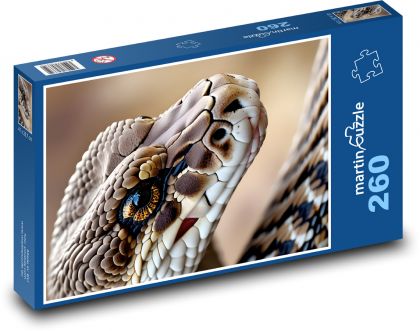 Rattlesnake - snake, animal - Puzzle 260 pieces, size 41x28.7 cm 