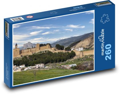 Alcazaba - palace fortifications, Spain - Puzzle 260 pieces, size 41x28.7 cm 