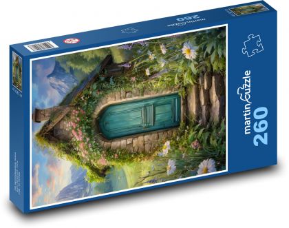 Rural natural cottage - Puzzle 260 pieces, size 41x28.7 cm 