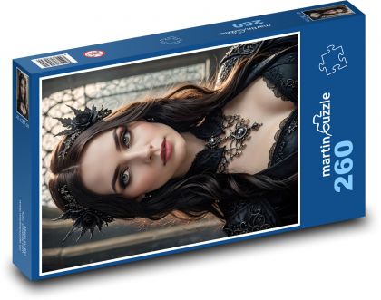 Frau - gotisches Porträt - Puzzle - 260 Teile