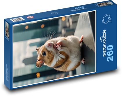 Roztomilý křeček  - puzzle 260 dílků