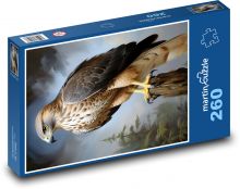 Sokol - vták, dravec Puzzle 260 dielikov - 41 x 28,7 cm 
