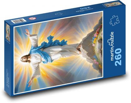 Portrét Ježíše Krista - Puzzle 260 dílků, rozměr 41x28,7 cm