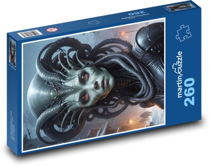 Mimozemské - Sci-fi - Puzzle 260 dílků, rozměr 41x28,7 cm