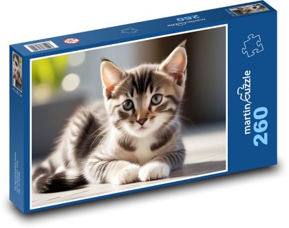 Cat - Puzzle 260 pieces, size 41x28.7 cm 