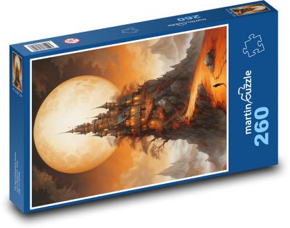 Moonlight Mountain - Puzzle 260 pieces, size 41x28.7 cm 
