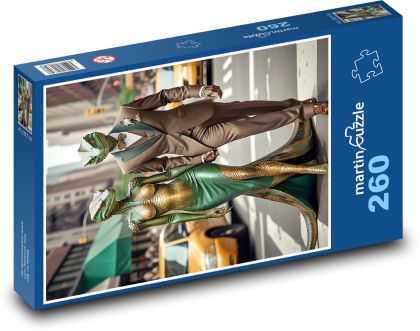 Plaz - muž a žena - Puzzle 260 dílků, rozměr 41x28,7 cm