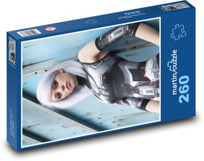 Portrait of a woman - Puzzle 260 pieces, size 41x28.7 cm 