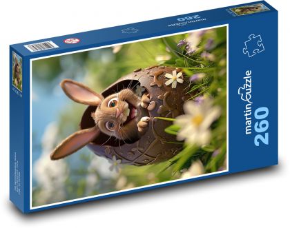 Easter - Bunny - Puzzle 260 pieces, size 41x28.7 cm 