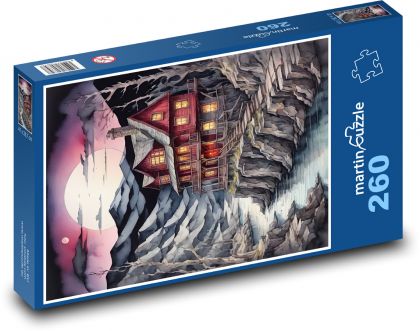 Haus im Wald - Puzzle - 260 Teile