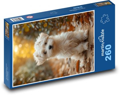 Pes - domáce zviera - Puzzle 260 dielikov, rozmer 41x28,7 cm