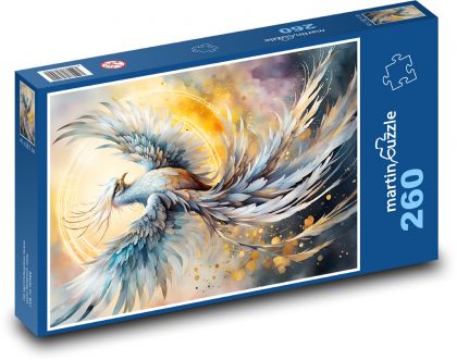 Phoenix - vták, zviera - Puzzle 260 dielikov, rozmer 41x28,7 cm