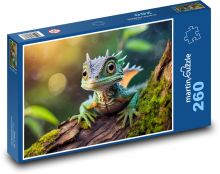 Gad - jaszczurka, smok Puzzle 260 elementów - 41x28,7 cm