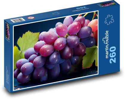 Ovoce - vinná réva, plody - puzzle 260 dílků
